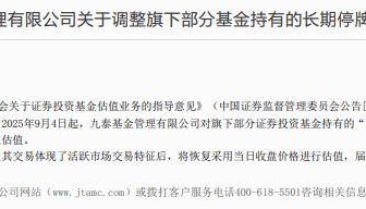 九泰基金调整中芯国际股票估值方法，采用指数收益法
