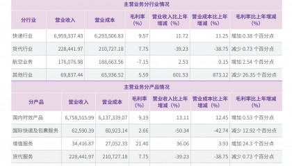 2025年国际快递收入腰斩 圆通出海承压