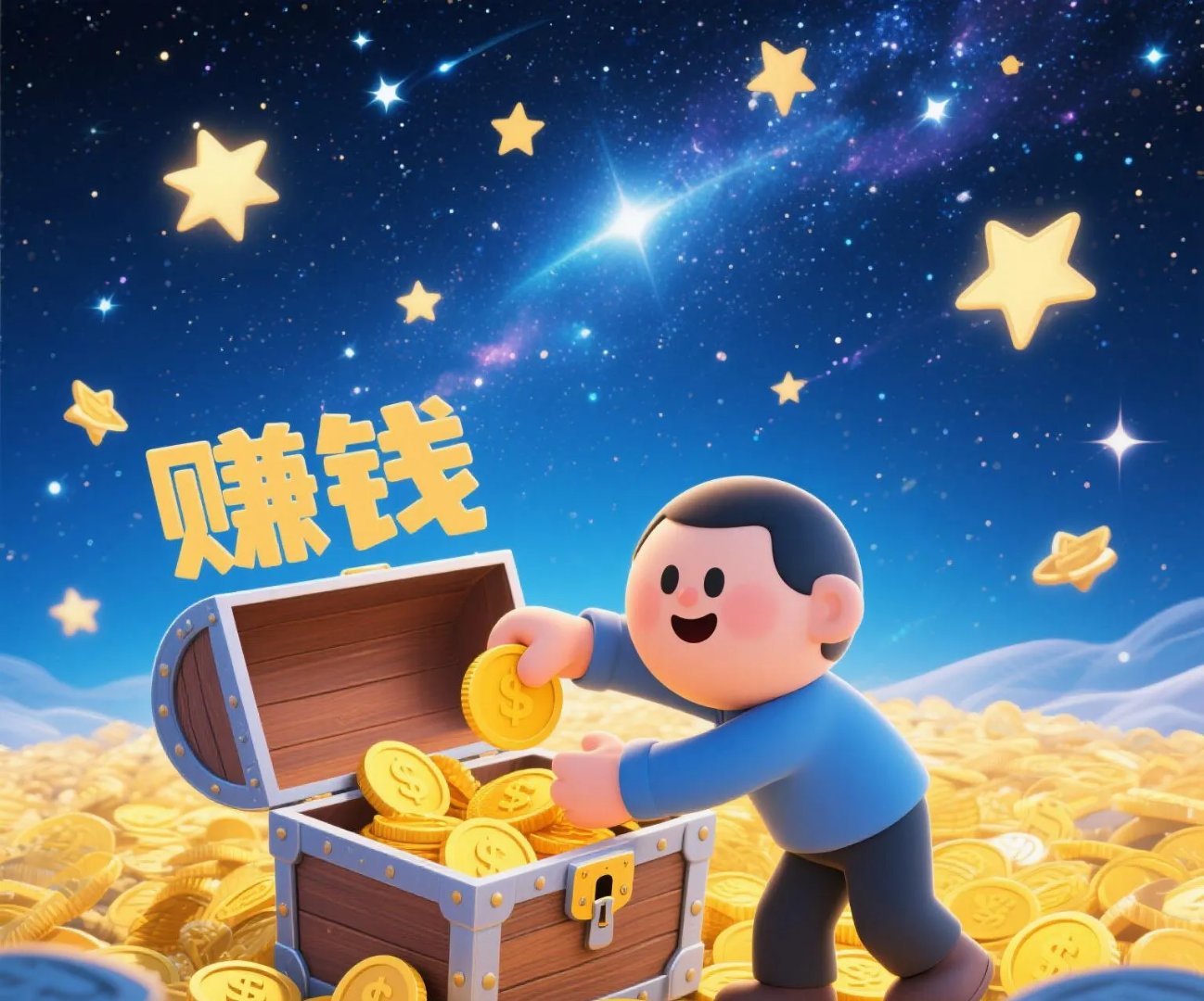 现在种虚拟币赚钱(虚拟币一年赚几百万)